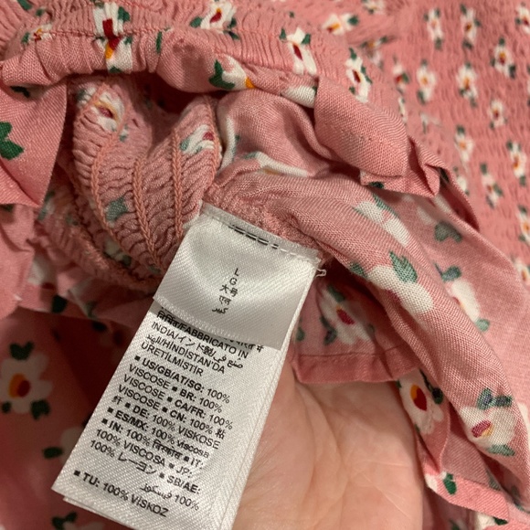 Charlotte Bridgeman Floral Pink Crop Top Sz L NWT - Picture 13 of 16